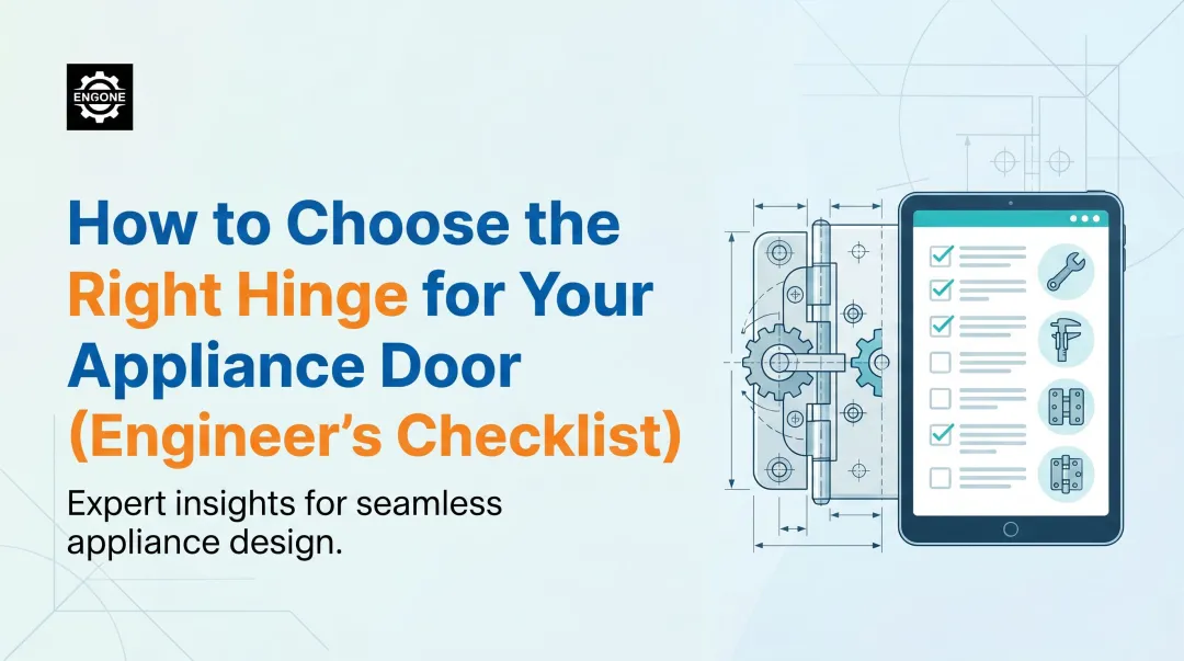 How to Choose the Right Hinge for Your Appliance Door (Engineer's Checklist)