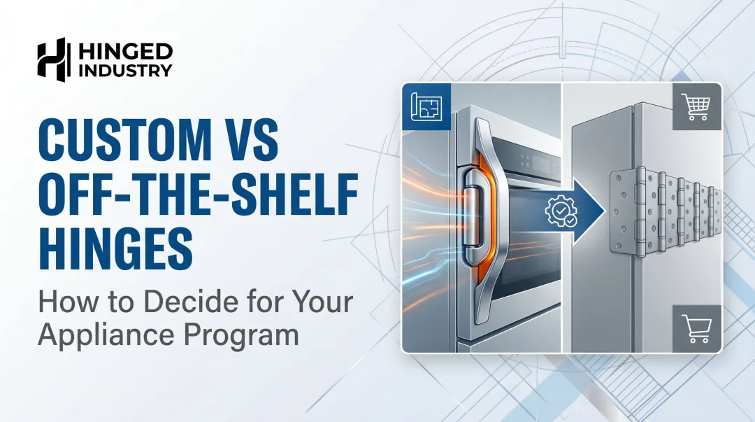 Custom vs Off-the-Shelf Hinges: How to Decide for Your Appliance Program