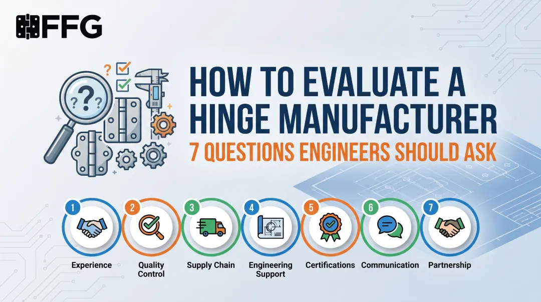 How to Evaluate a Hinge Manufacturer: 7 Questions Engineers Should Ask