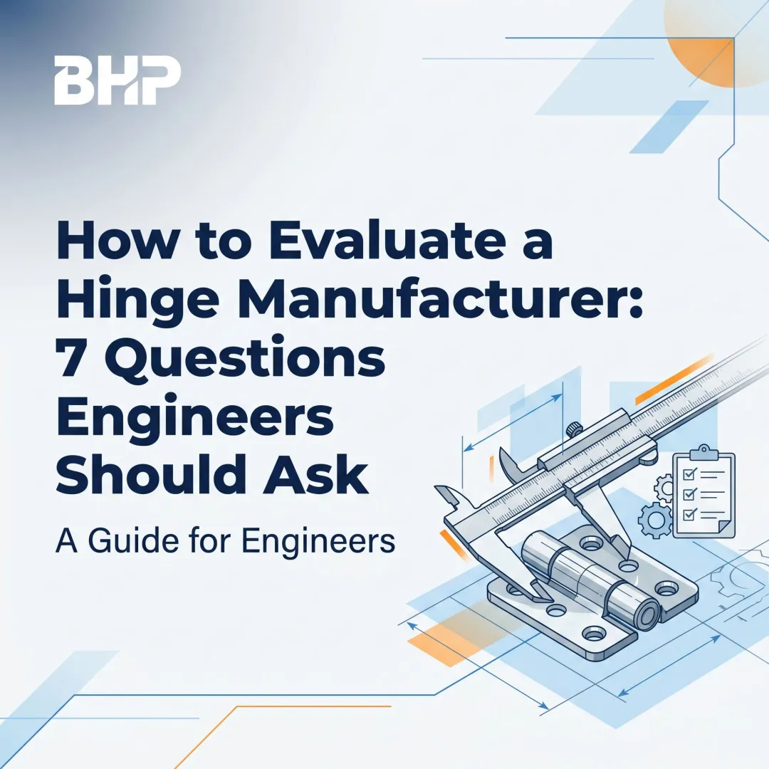 How to Evaluate a Hinge Manufacturer: 7 Questions Engineers Should Ask