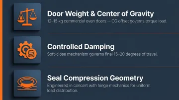 Three engineering variables driving horizontal axis hinge counterbalance system design