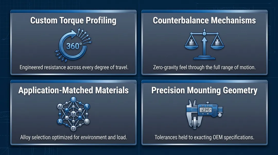Four key differentiators of custom engineered appliance hinges versus catalog hinges