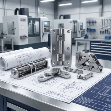 Engineered commercial oven hinge assembly
