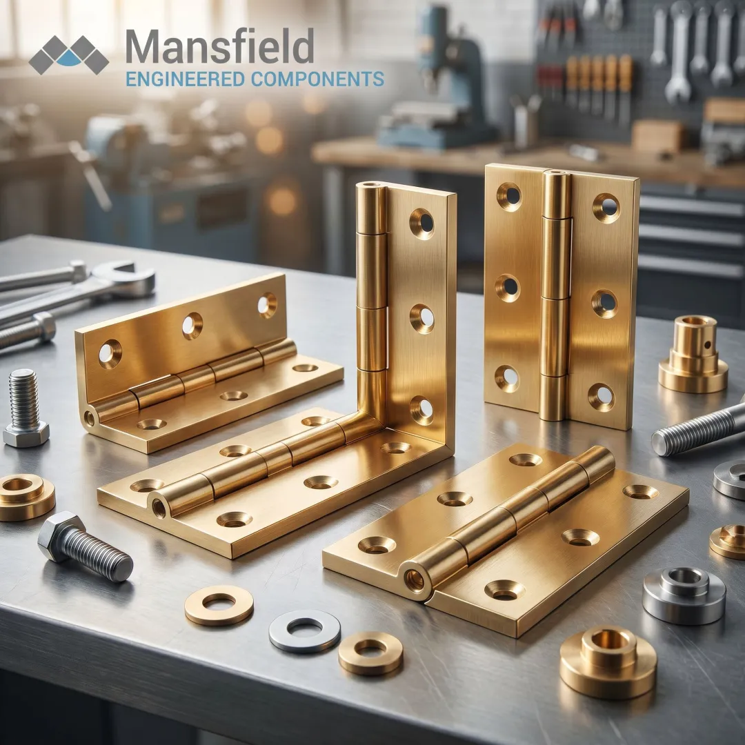 Custom brass L hinges for OEM manufacturing