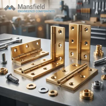 Custom brass L hinges for OEM manufacturing