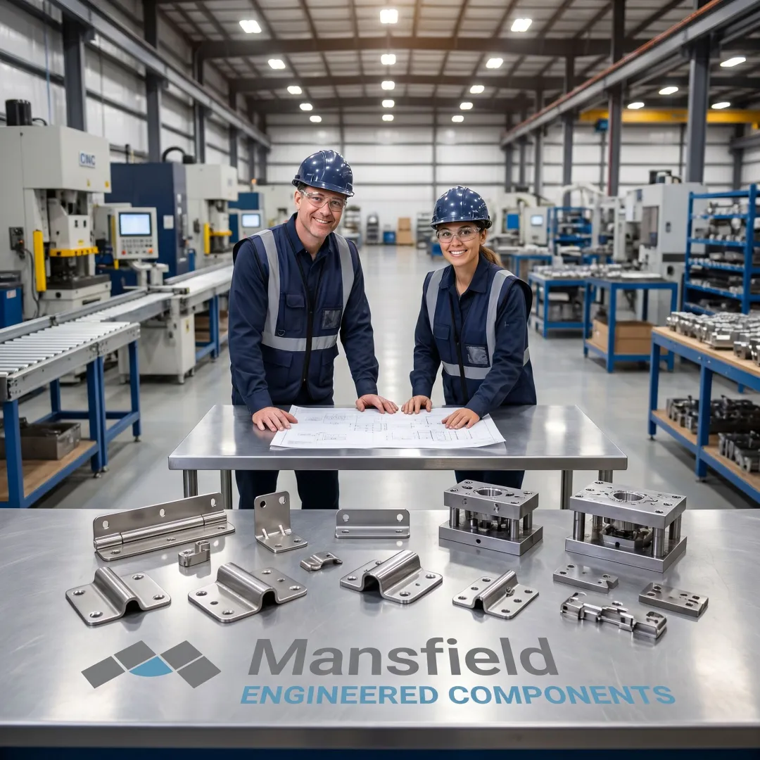 Custom metal hinge fabrication for OEM components