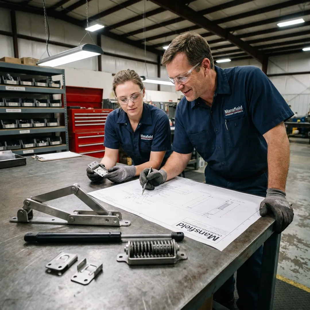 Heavy duty hinge manufacturing for OEM components