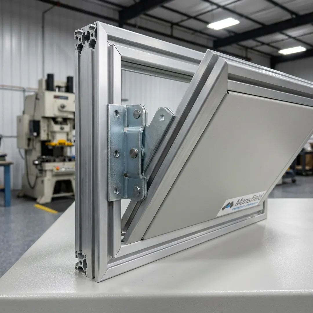 Hinges for T-Slot Framing Systems
