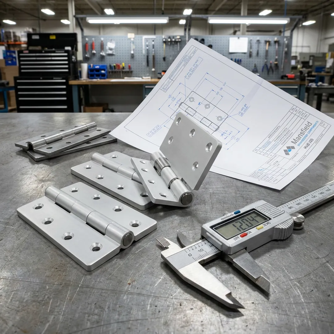 Aluminum hinge components for OEM applications