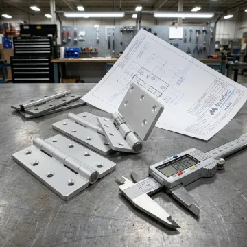 Aluminum hinge components for OEM applications