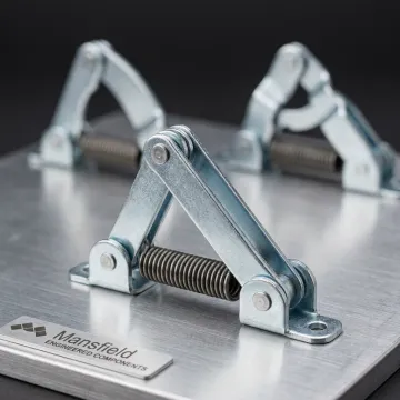 Aluminum T-slot hinge assembly