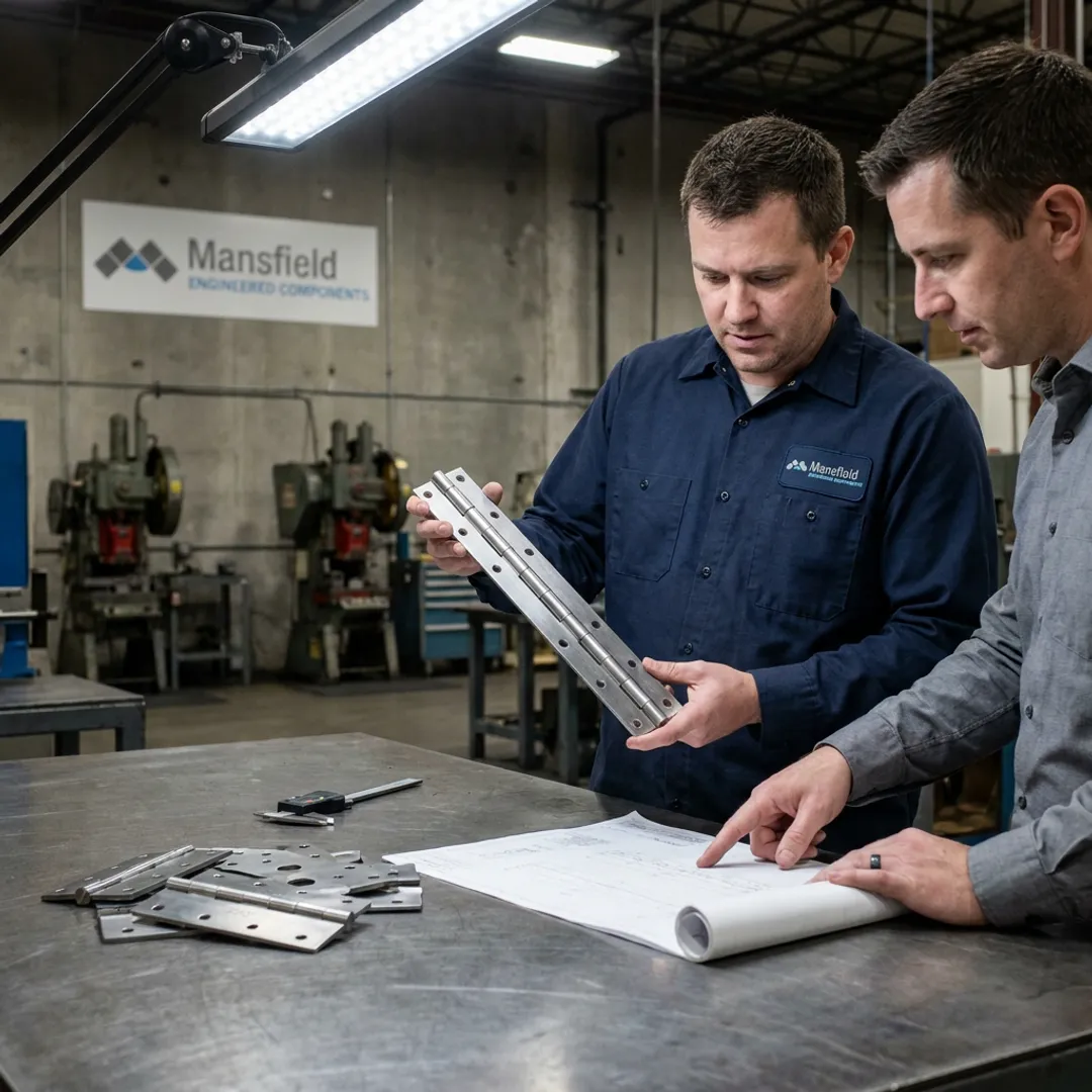 Continuous hinge engineering and manufacturing process