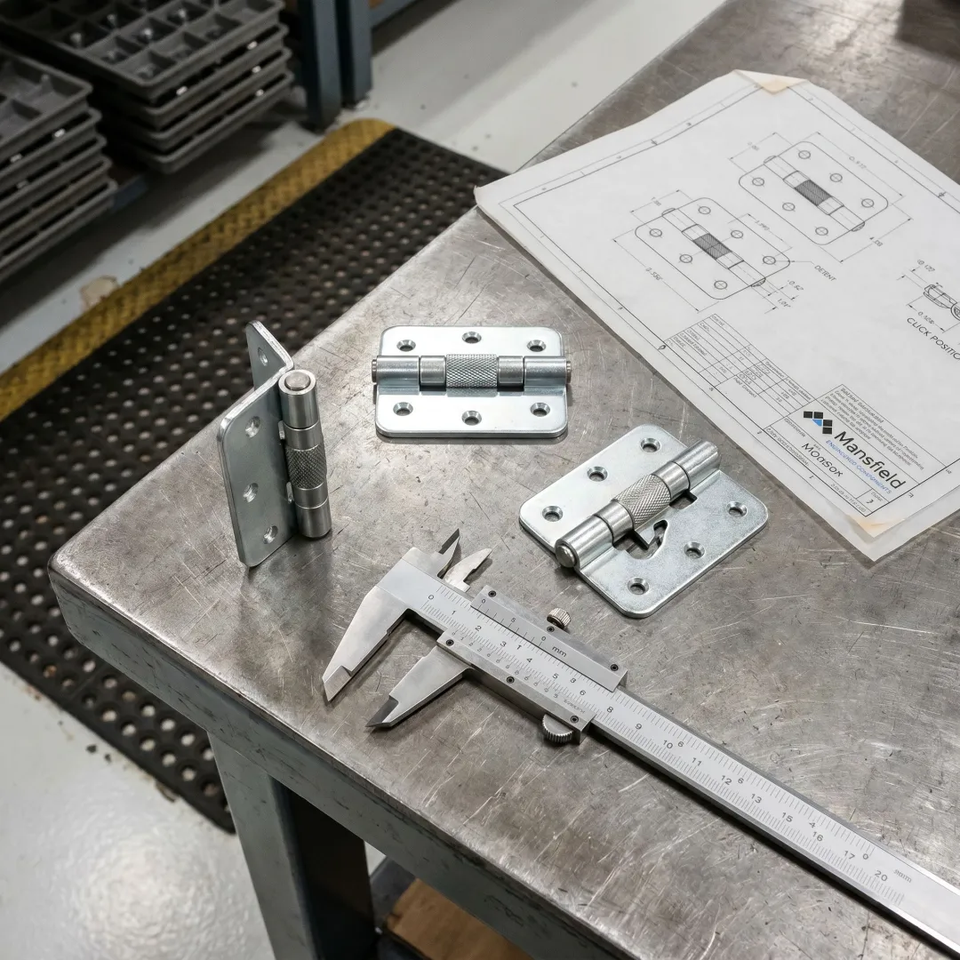 Custom detent torque hinge assembly