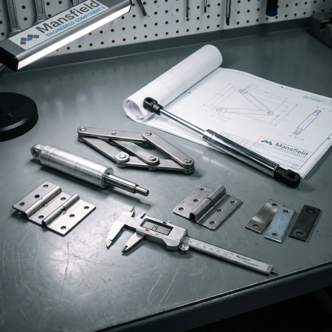 Custom hydraulic hinge components for OEM manufacturing