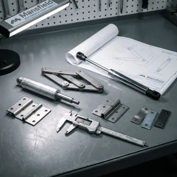 Custom hydraulic hinge components for OEM manufacturing