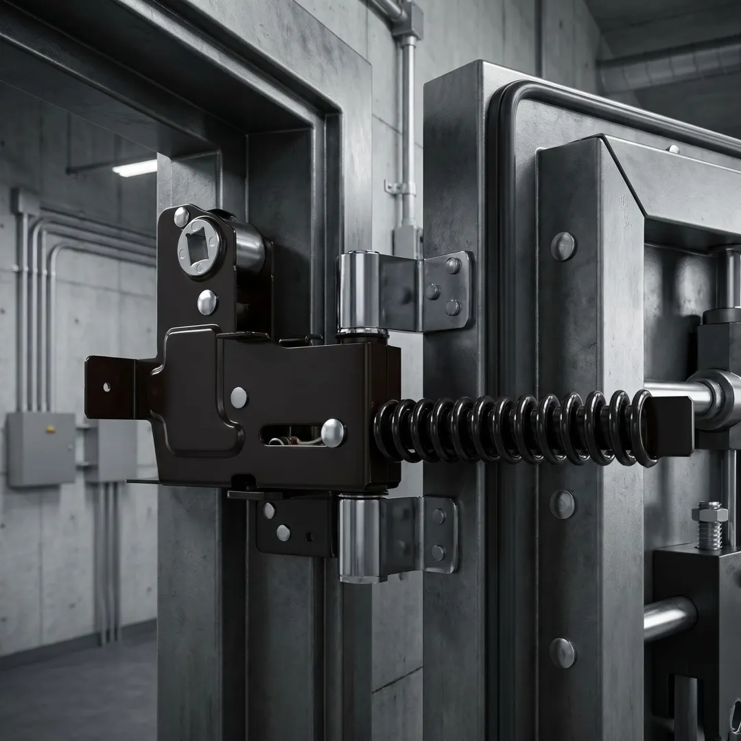 Custom Spring Hinge Design for Heavy Doors