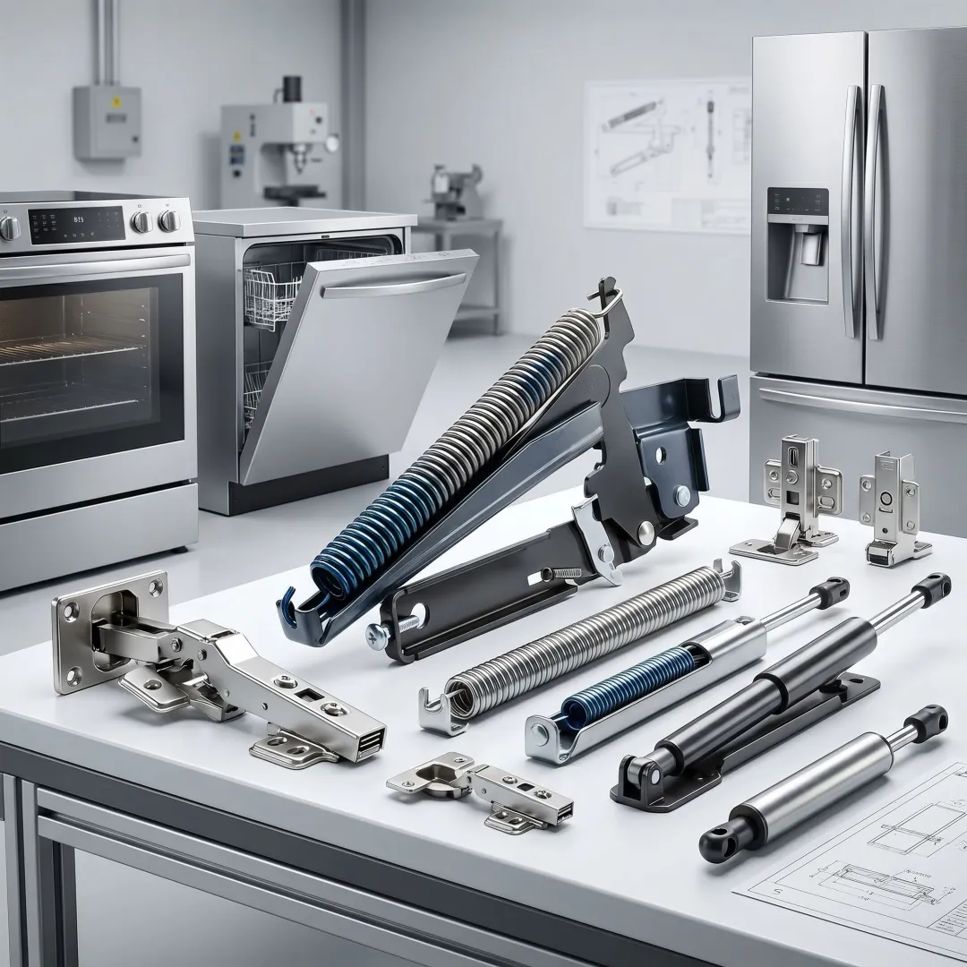 Custom appliance motion control components for white goods
