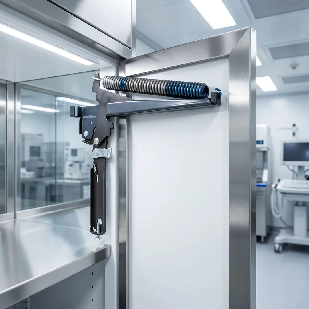 Custom Closure Mechanisms for Medical & Appliance Casework