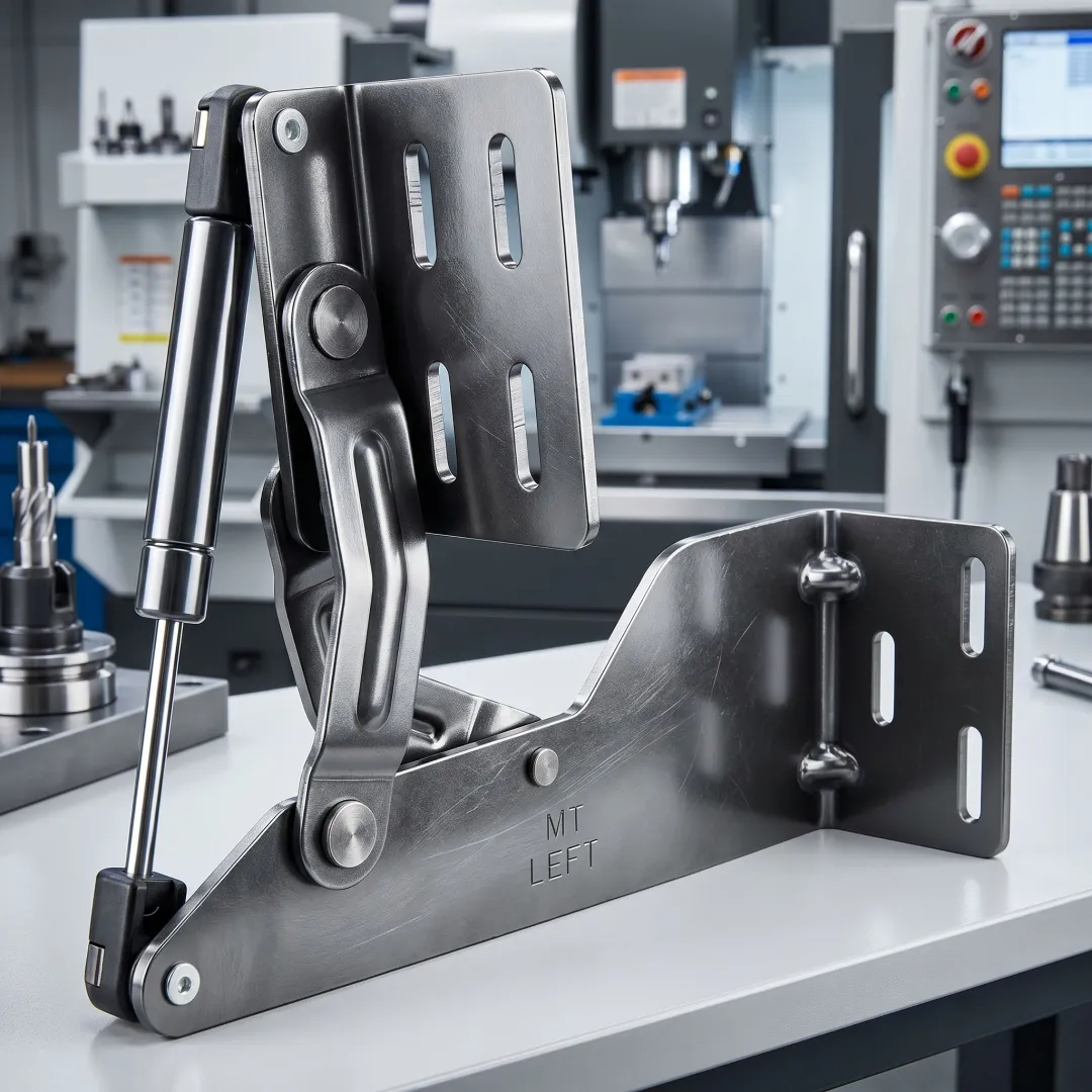 Custom car trunk lid hinge assembly
