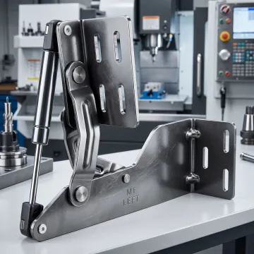 Custom car trunk lid hinge assembly