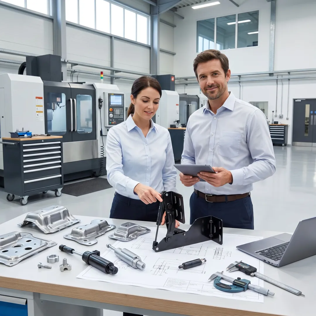 Automotive hinge engineering and production