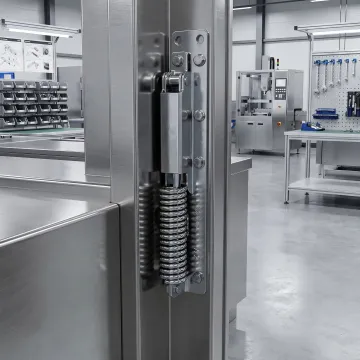 Custom hydraulic hinge for commercial equipment