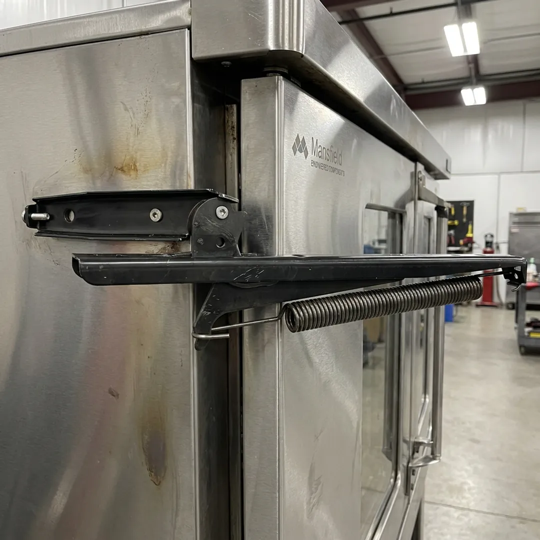 Industrial oven door hinge assembly