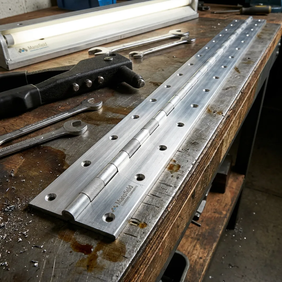 Aluminum Continuous Hinges - Various Options and Sizes
