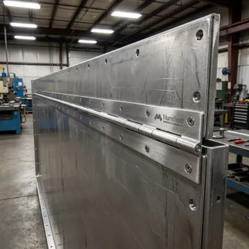 Custom continuous hinge for OEM equipment