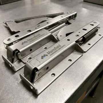 Stainless steel appliance hinge pair for OEM manufacturing