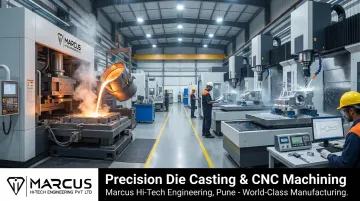Marcus Hi-Tech Engineering die casting facility showing large-scale aluminium casting operations