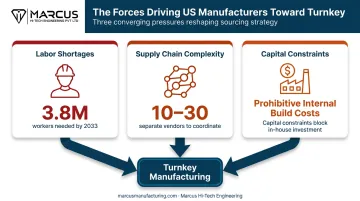 Three key pressures driving US manufacturers toward turnkey manufacturing model