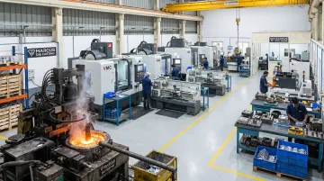 Marcus manufacturing facility showing die casting CNC machining and tool room operations
