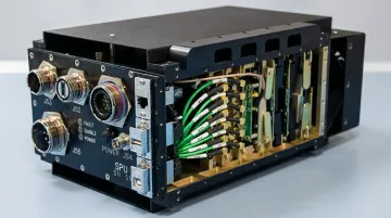 Ruggedized aerospace defense electro-mechanical box build assembly in manufacturing facility