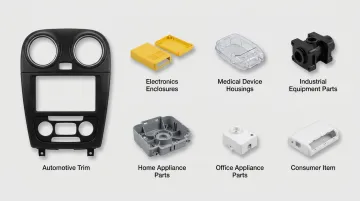 Plastic injection molded automotive and electronics components across multiple industries