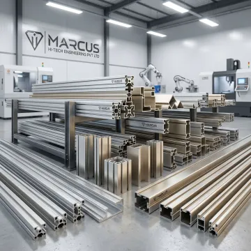 Anodized aluminum extrusion profiles in manufacturing
