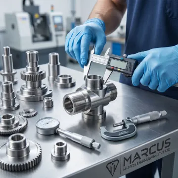 Custom metal assembly parts inspection