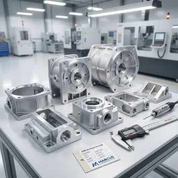 Machined A380 aluminum die cast components