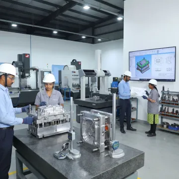 Precision die casting tooling for aluminium and zinc parts