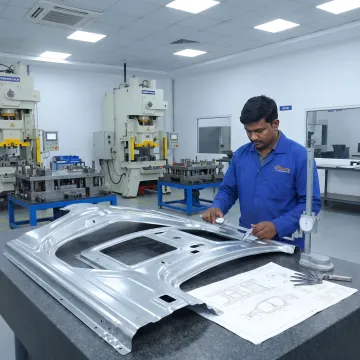 Stamped automotive parts quality inspection