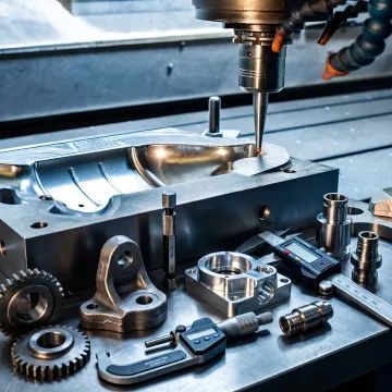 Forged parts with tooling and machining support