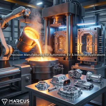 ADC12 aluminum die-casting production