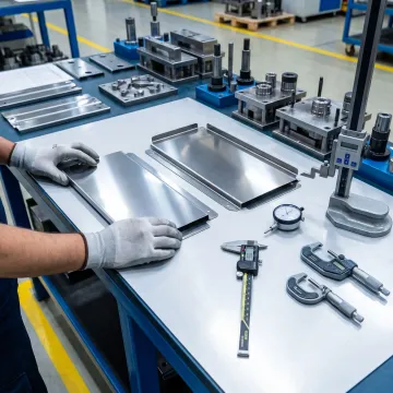 Stamped sheet metal parts inspection