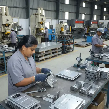 Industrial sheet metal fabrication facility
