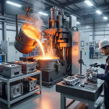 A380 aluminum die casting production facility