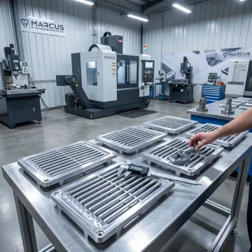 Die cast aluminum grill manufacturing