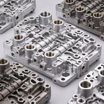 Zinc die cast parts with machined finish