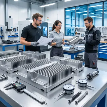 Custom aluminium heat sink manufacturing