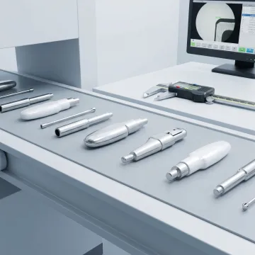 Precision medical component finishing