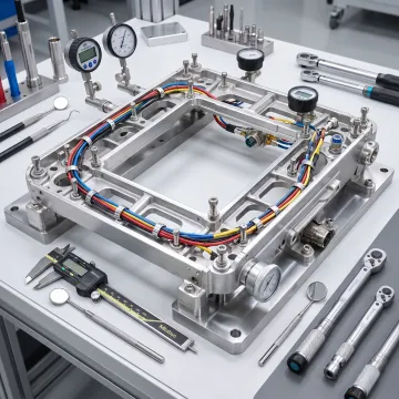 Precision aerospace sub-assembly workstation